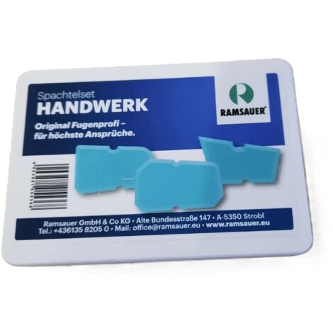 Ramsauer 3er Spachtelset Fugenprofi Handwerk Fugenspachtel Dichtstoff