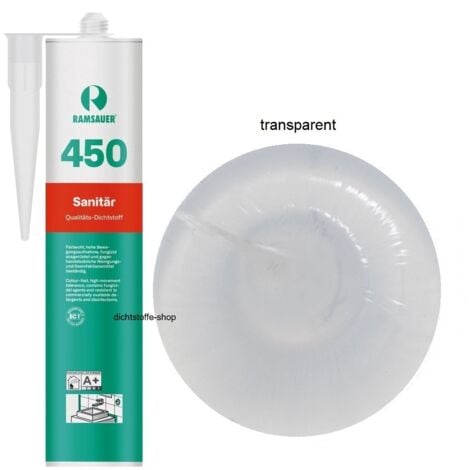 RAMSAUER® Silikon Fugen Dichtstoff 310ml Kartusche transparent