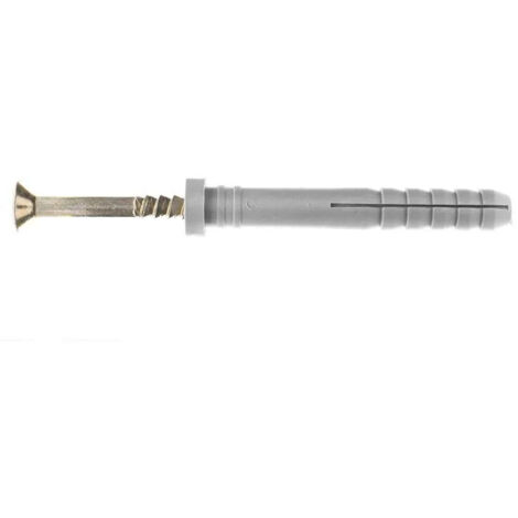 RAMSPEED taco de cabeza plana con clavo de tornillo TF 5x25, 20 piezas