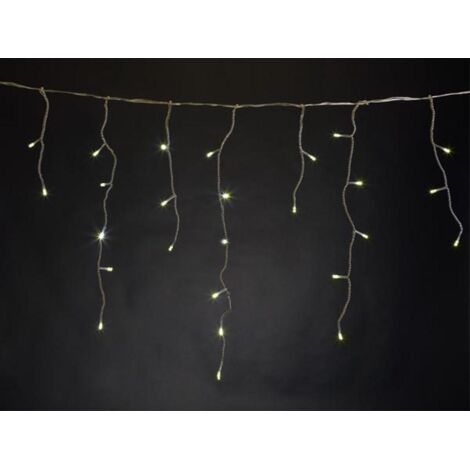 RANA LED - 4 x 1.3 m - 300 LED - blanc chaud - câble transparent - modulateur - 24 V