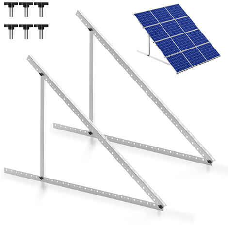 Support réglable en aluminium pour panneau solaire 41/104 cm