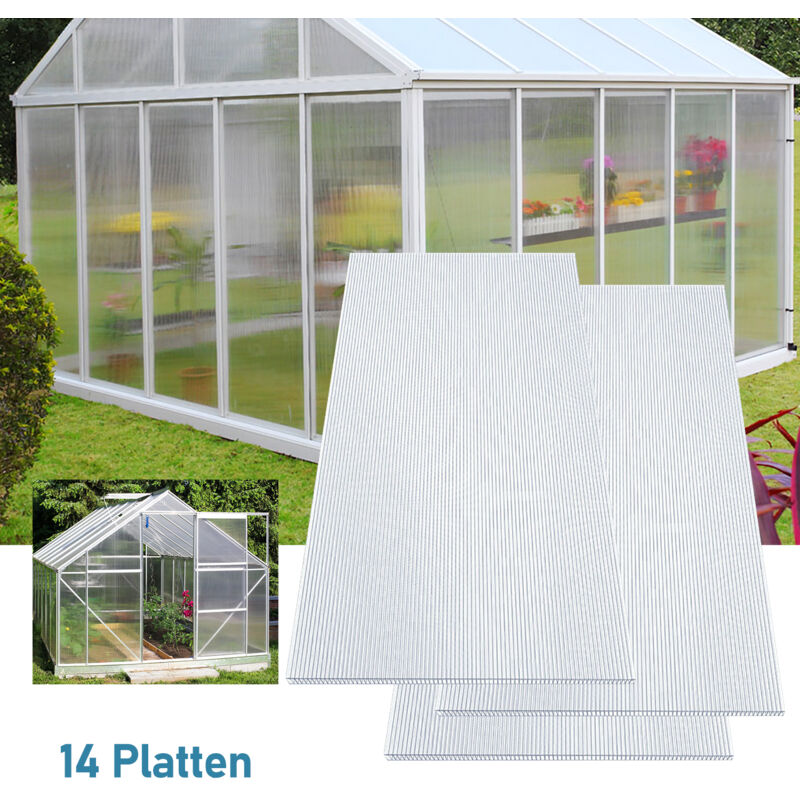 14x Plaque alvéolaire double Plaque alvéolaire universelle 4mm Plaques de remplacement - Randaco