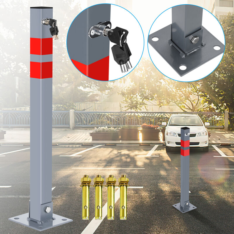 Randaco - Poteau de délimitation Park Auto Poteau pompier Poteau rabattable Poteau rabattable 65cm 1 pièces