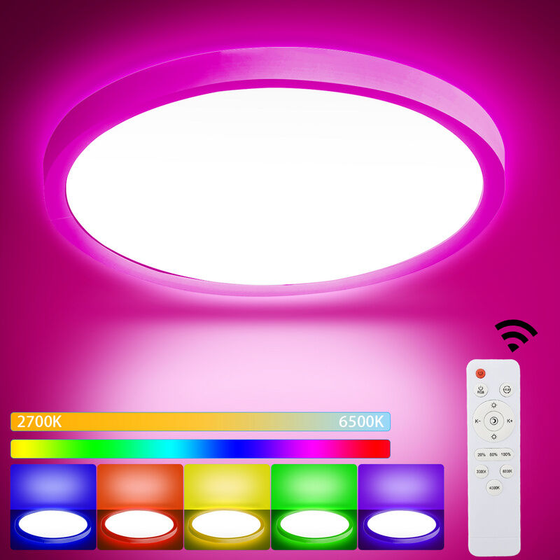 24W led Plafoniera backlight dimmerabile wifi