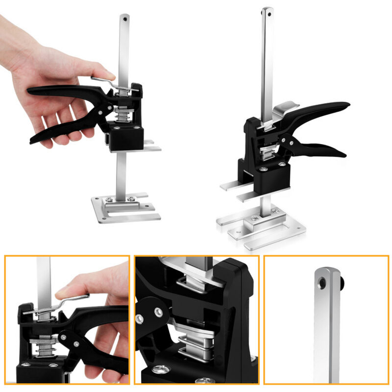 Randaco - einfeben 2x Cric à main Lève-outils manuels Jusqu'à 20cm Dispositif de levage Lève-planche Lève-armoire Jusqu'à 240Kg