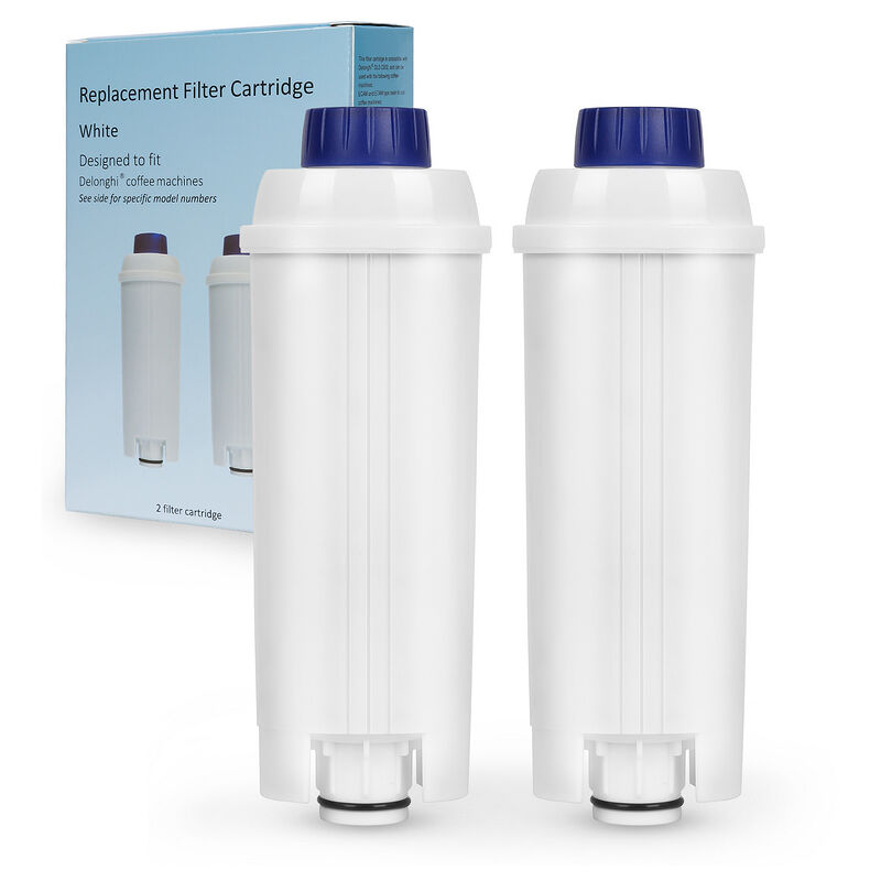 2x Filtre à eau pour Delonghi compatible pour DLSC002 EC800 ECAM ETAM
