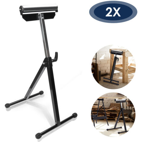 Randaco 2x Servers rullo Stand rullo Stand rullo Stand banco da lavoro pieghevole Attrezzature Stand