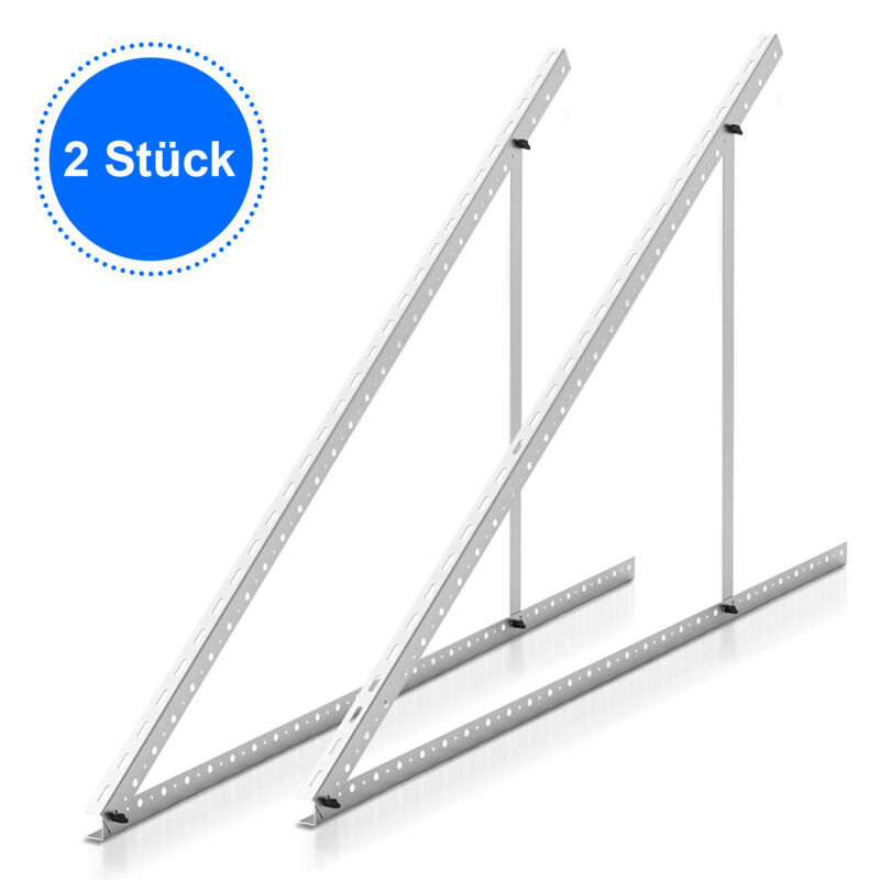 Randaco - einfeben 41' (104cm) Support de Panneau Solaire en Aluminium à angle réglable pour bateau, camping-car, toit