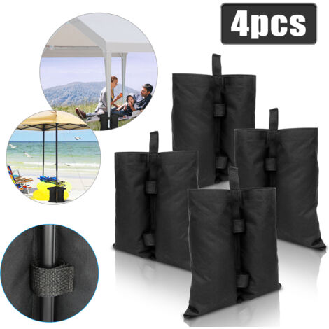 Randaco 4pcs Pavillon Sandsäcke als Standfuß-Gewichte – Zelt & Pavillon Beschwerung für sicheren Halt