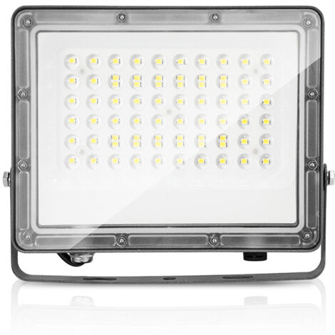 Randaco 50W LED Fluter Flutlicht LED Strahler IP65 Wasserdicht Außenstrahler Outdoor-Sicherheitsleuchte für Garten Garage 6000K