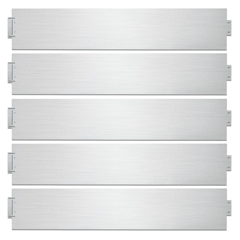 20M Bordure de pelouse 100x18cm Bordure de tonte Bordure de chemin Bordure de parterre Métal galvanisé Bordure de parterre - Randaco