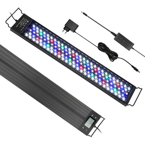 LED-PLAFONIERALED20CM - ledleds - NEON 18 LED SMD 20CM 1WT LUCE BIANCA  ACQUARIO PESCI PIANTE IMMERSIONE PLAFONIERA