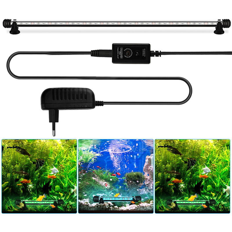 Hengda 62cm led Acquario rgb Illuminazione Impermeabile Fish Tank Lampada Crostacei