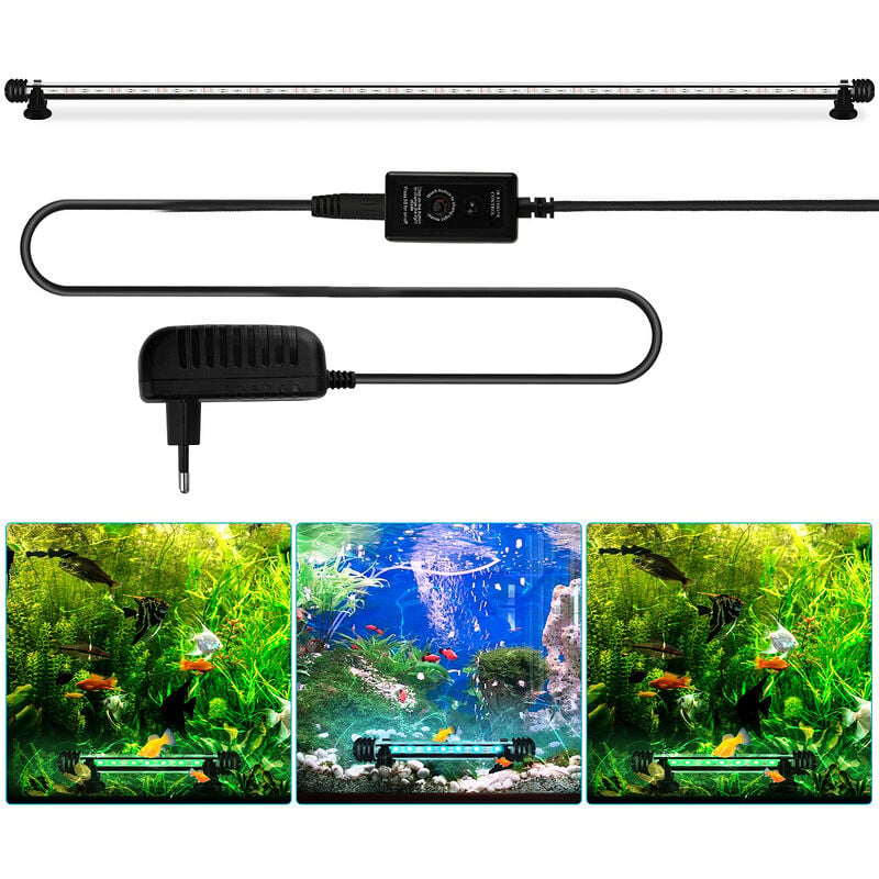 Hengda 92cm led Acquario rgb Illuminazione Impermeabile Fish Tank Lampada Crostacei