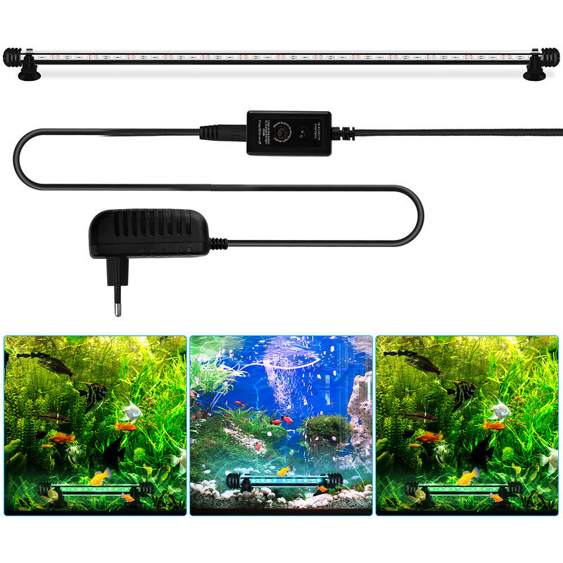 Hengda 71cm LED Acquario RGB Illuminazione Impermeabile Fish Tank Lampada Crostacei