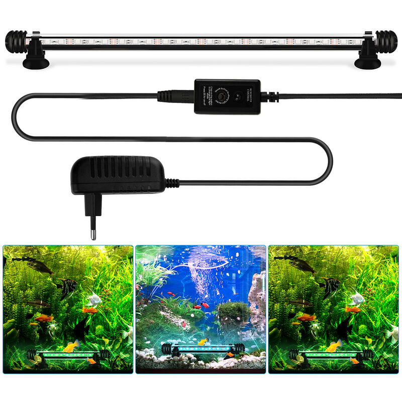 Hengda 37cm led Acquario rgb Illuminazione Impermeabile Fish Tank Lampada Crostacei