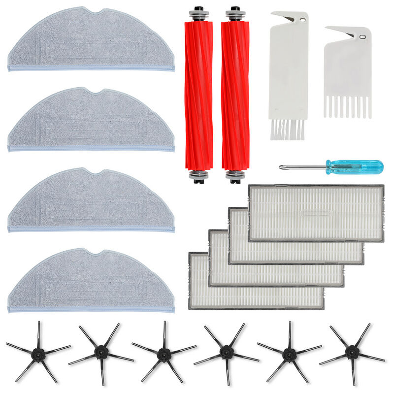 Image of Kit di accessori per Xiaomi Roborock S7 Parti di ricambio spazzola principale filtri Hepa spazzole il - Hengda