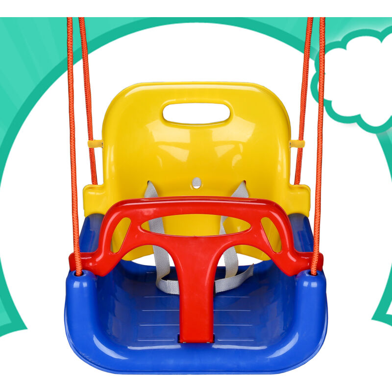 Randaco - Hengda Balançoire enfant Balançoire intérieure et extérieure 3 en 1 Balançoire bébé Banc à bascule