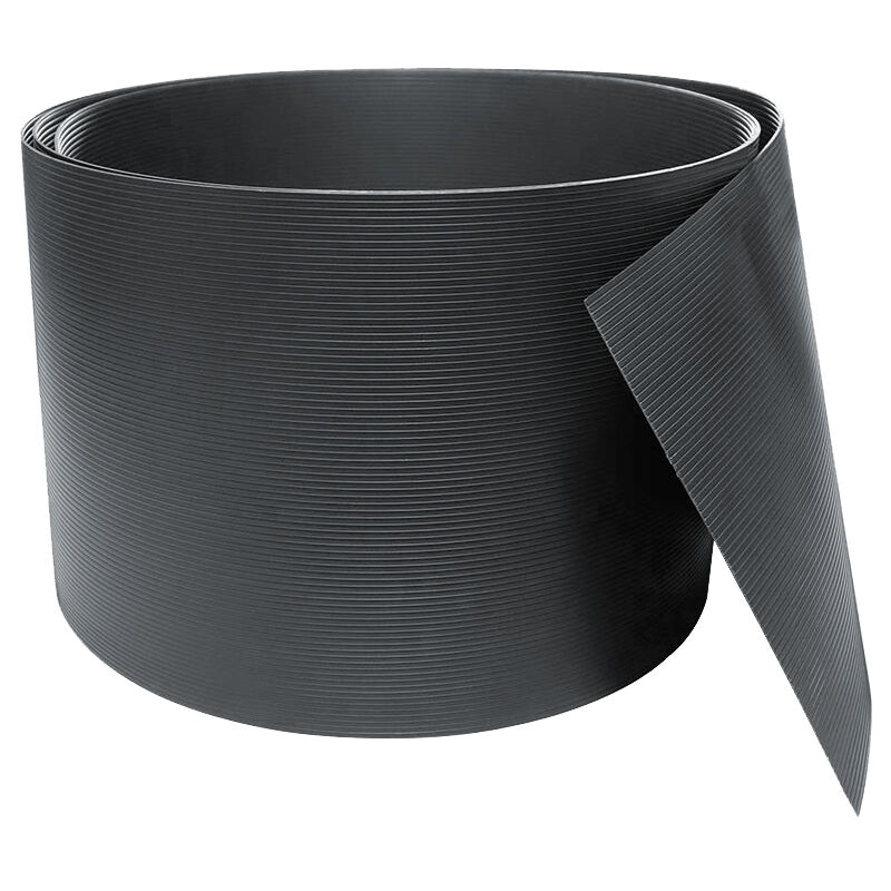 EINFEBEN Bandes d'intimité Tapis d'intimité en PVC dur 2,5 mx 19 cm Film d'intimité résistant aux UV 40er anthracite