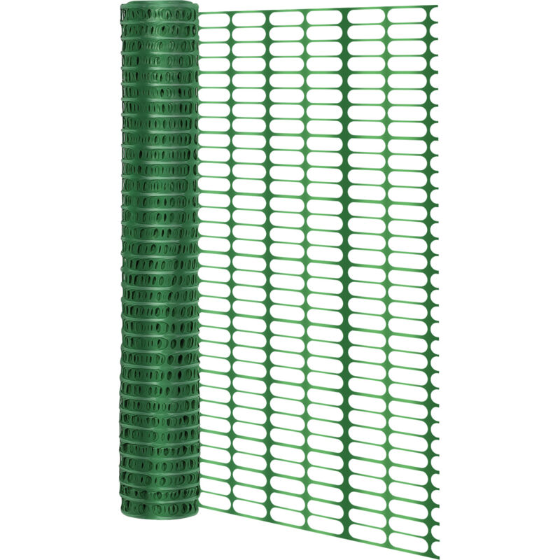 Randaco - Barrière de signalisation Grillage avertisseur, 1x50m, Grillage de signalisation Vert