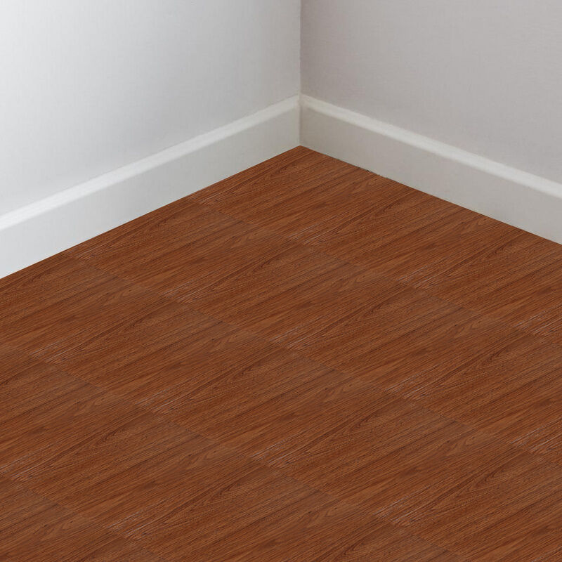 Randaco - Boite de 11 dalles vinyles auto-adhésives imitation carrelage (1m²) ,Couleur bois