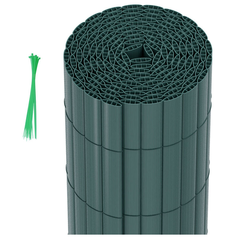 Canisse en PVCBrise-vue en pvc Clôture d'intimité Protection de Visibilité Résistant uv et aux intempériesVert 90x300cm - Hengda