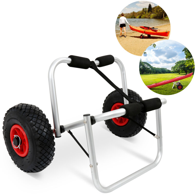 Randaco Carro de Transporte para Kayak con Ruedas – Carro para Canoa y Kayak – Soporte Plegable para un Transporte Fácil (1 Unidad)