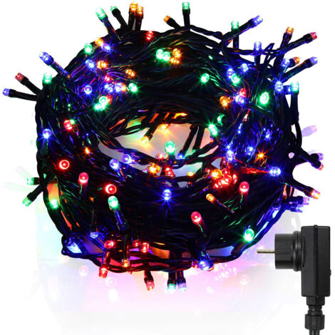 Randaco Catena luminosa LED 30m 300 LED Decorazione Natalizia – Decorazione per Matrimonio, Natale, Interno ed Esterno Multicolore