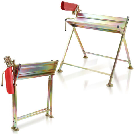 Cavalletto Per Sega In Metallo Zincato - Portata 150 Kg, Pieghevole, 81x80x80 Cm - Foto 6