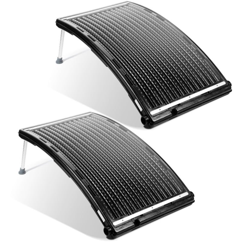 Einfeben chauffage solaire pour piscine Chauffage Piscine Hors Sol raccord de tuyau ø 38 mm capacité jusqu'à 15 litres 2 pièce 110 x 69 x 14 cm