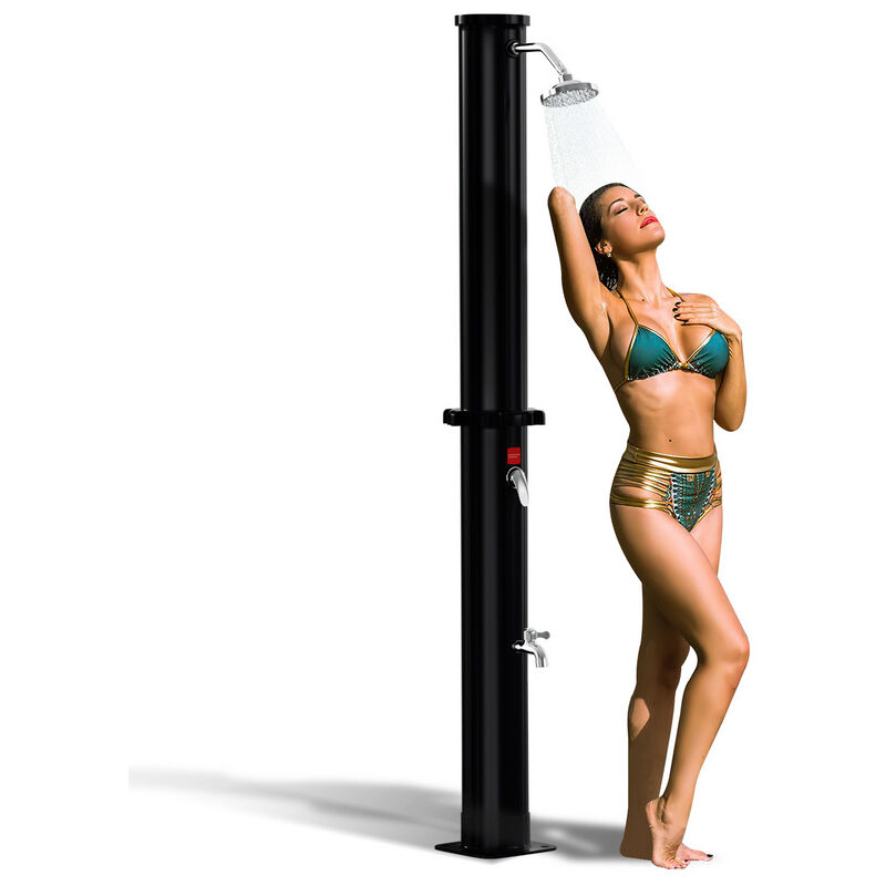 Hengda Douche solaire de jardin Douche de piscine 20L Douche de jardin Raccord tuyau d'arrosage résistant aux uv