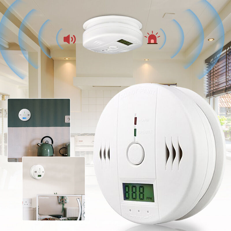 Randaco - co Monoxyde de carbone 1x Détecteur de monoxyde de carbone installation Monoxyde de carbone