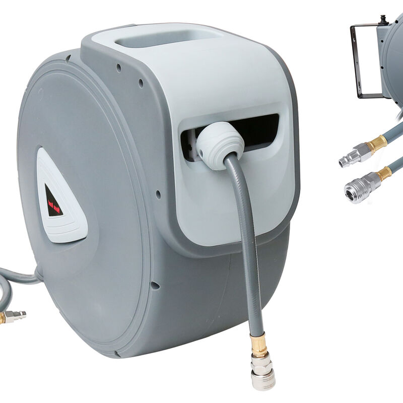 Randaco - Hengda Enrouleur automatique de Tuyau à air comprimé 30+2m Connexion 3/8 Dévidoir Tuyau Automatique Mural Dévidoir automatique à fixation