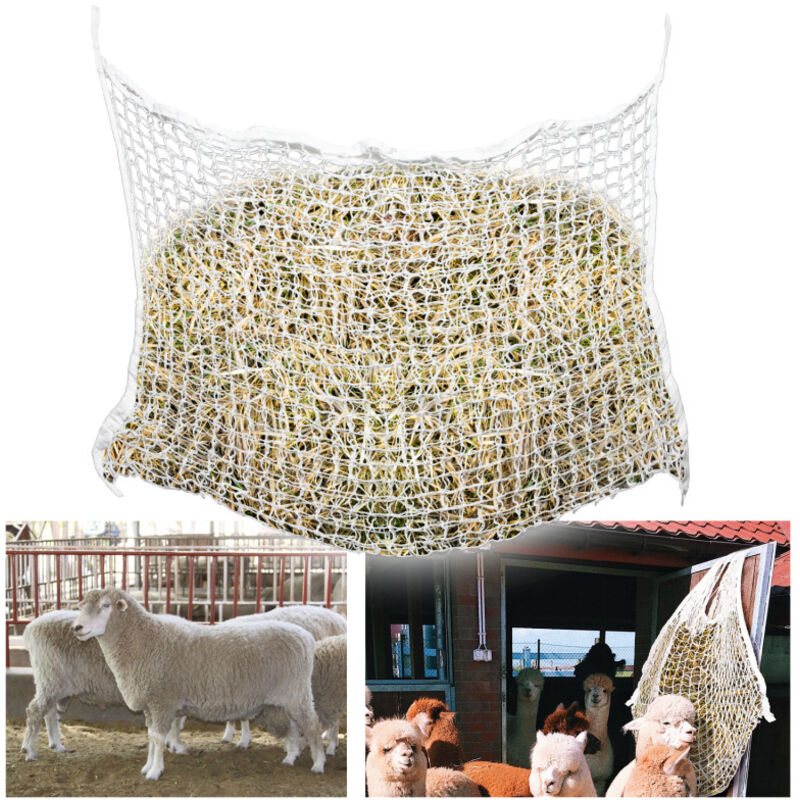 Randaco - Hengda Filet à foin sac à foin filet à foin filet extrêmement résistant à la déchirure pour chevaux moutons bovins 1 pièce 160 x 100cm