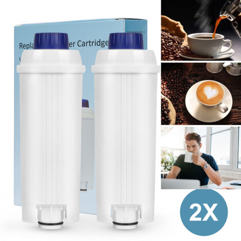 Randaco Filtro acqua per Delonghi sostituto per DeLonghi DLS C002 ECAM ETAM EC680 EC800 macchina caffè automatico macchina espresso 2×