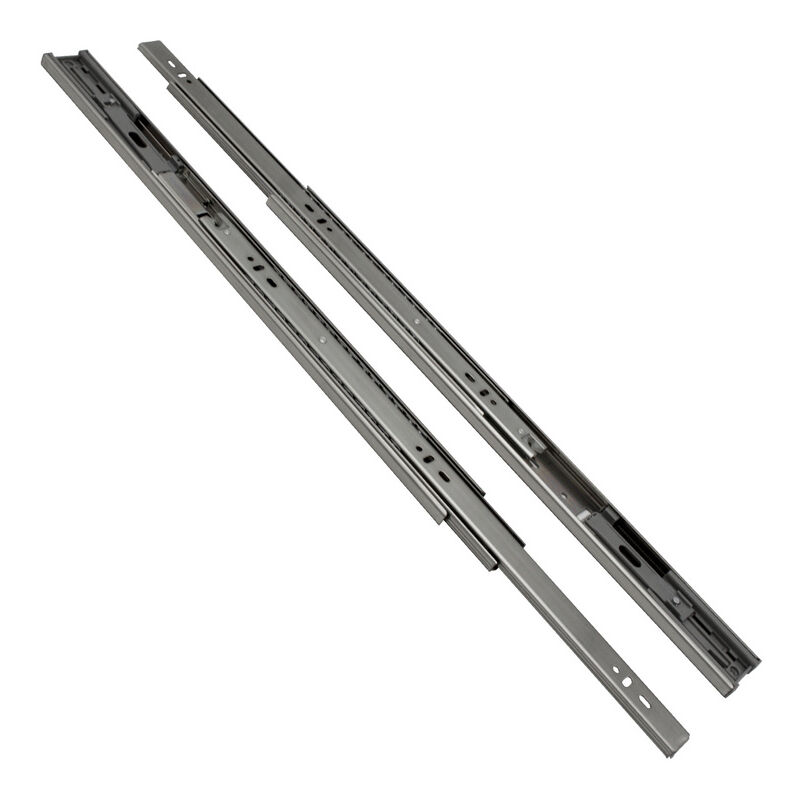 Glissières de tiroirs Glissières de tiroirs avec fermeture automatique Glissière à extension totale 45mm 550mm 2 pièces - Randaco
