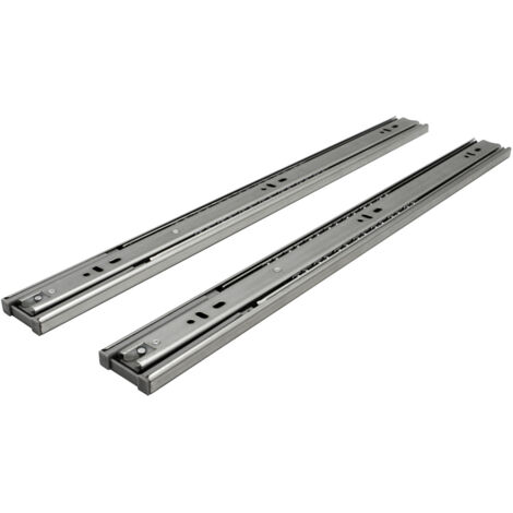 Randaco Guías para cajones Guías resistentes de cierre suave de extensión completa Guías de 45 mm y 350 mm 2 piezas