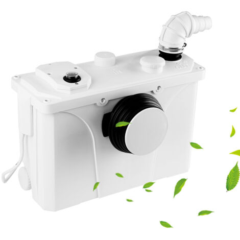 Randaco Hebeanlage 700W Sanitär Abwasserpumpe 190L/min 6,5m Fäkalienhebeanlage für WC und Dusche