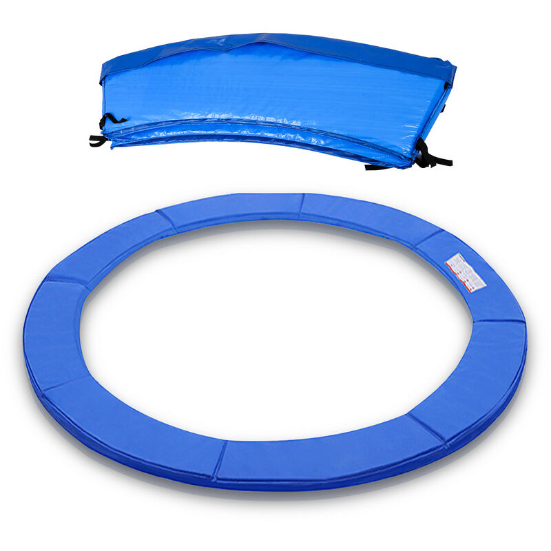 Randaco - swanew Trampoline bord couvre trampoline ressort housse de protection latérale ø305cm Bleu
