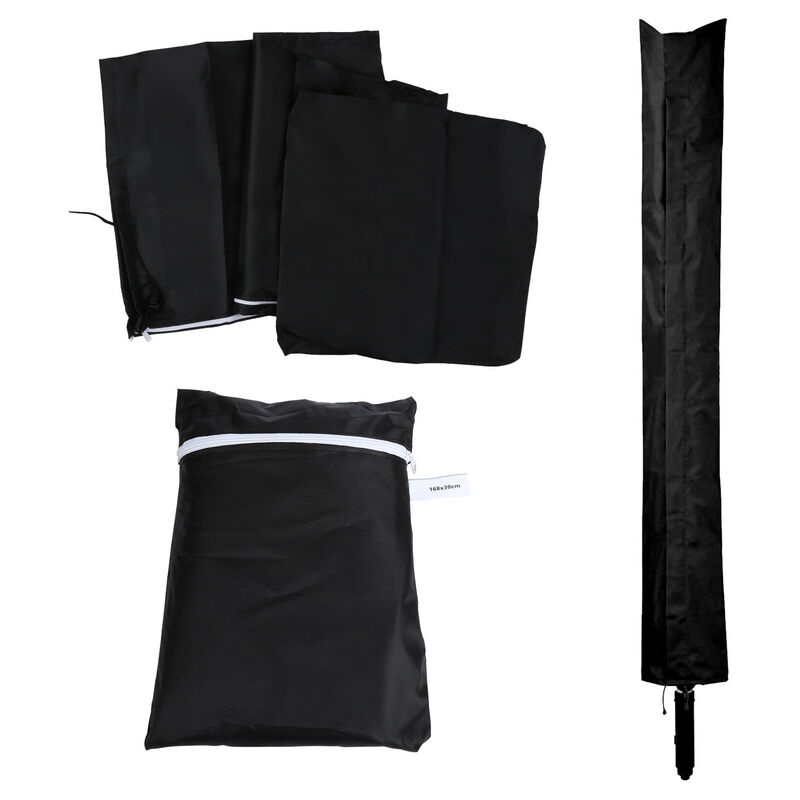 Housse de protection pour sèche-linge rotatif pour séchoir à linge 210D 168x28cm Séchoir à linge résistant aux uv et aux intempéries - Randaco