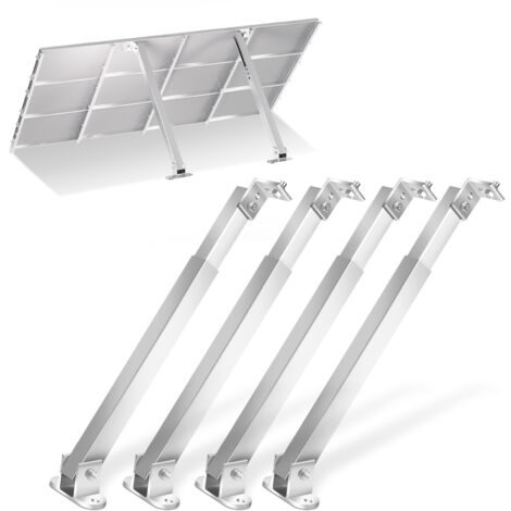 Randaco Kit de support de panneau solaire en alliage d'aluminium, résistant à la Corrosion, pour toit, 2 ensembles