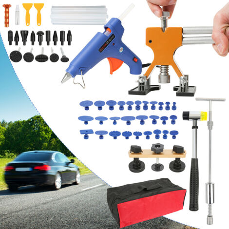 Randaco Kit per la riparazione delle ammaccature senza verniciatura con ventose blu