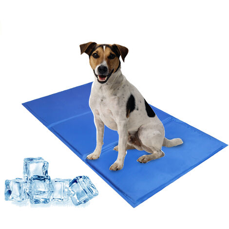 Randaco Kühlmatte Hundekissen für Hunde Katzen Selbstkühlend Kühldecke Kältematte Eismatte 50*90CM