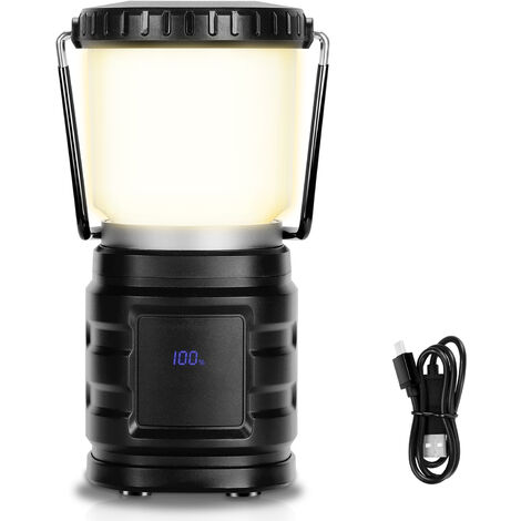 Achetez Lumière de Camping à Deux Côtés à Double Face Mini Lampe de  Porte-clés Portable 800mAh Lumière Portable Avec Support de Trépied de  Chine