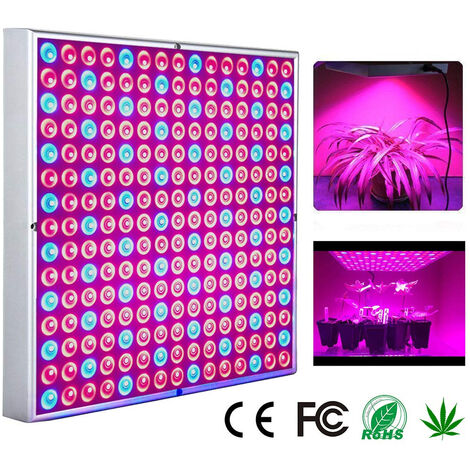 Randaco LED Pflanzenlampe 45W Pflanzenleuchte 225 LEDs für Gewächshaus, Red Blue Voll Spektrum Pflanzenlicht für Sämling, Garten, Blumen, Innengarten Grow Lampe