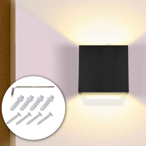 Randaco LED Wandleuchte Wandbeleuchtung Deko IP65 Wandlampe Außen Treppen Innen