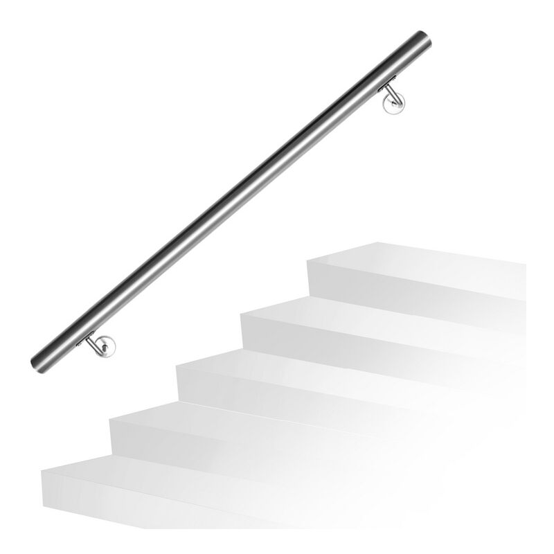 Main courante, inox rampe d'escalier rond
