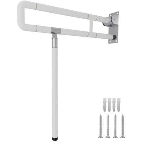 RANDACO EINFEBEN Barra di sostegno pieghevole per WC, maniglia di sicurezza per disabili e anziani