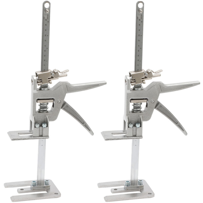 Randaco Martinetto a mano 2x per cartongesso Braccio salva-lavoro 150kg Capacità regolabile 0cm-23cm