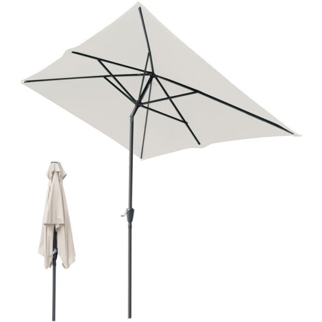 Ombrellone da giardino FLOKS con protezione UV grigio scuro peso 2,8 kg